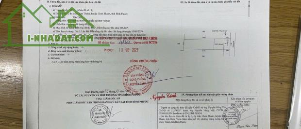 CHÍNH CHỦ CẦN BÁN ĐẤT CHƠN THÀNH – BÌNH PHƯỚC - 2