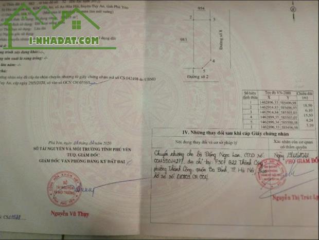 CHÍNH CHỦ BÁN ĐẤT KHU CHỢ YẾN, TUY AN – PHÚ YÊN (CŨ) - 1