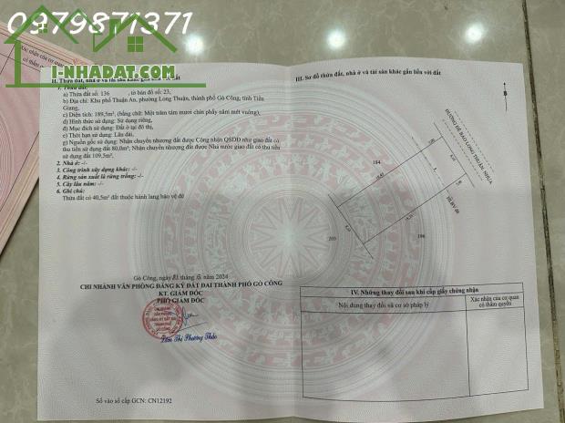 Siêu phẩm đất mặt tiền 835B, xã Phước Lý, Cần Giuộc, Long An, DT 270m2, giá đầu tư - 2