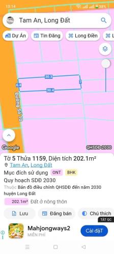 HẠ CHỐT GẤP! ĐẤT NGỘP LONG ĐIỀN (BRVT) - NỞ HẬU, SẴN THỔ CƯ - 3