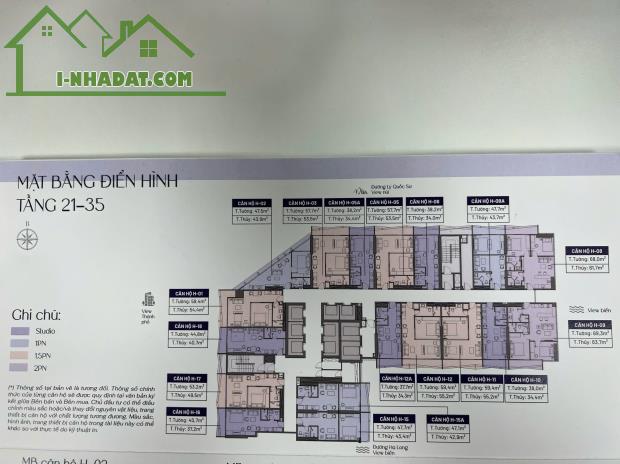 Cắt lỗ sâu căn hộ mặt biển Bãi Cháy Hạ Long. S:55 m tầng cao giá 3,1 tỷ nhận nhà luôn! - 2