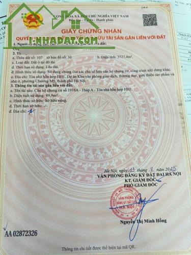 Bán căn chung cư Lộc Ninh thị trấn Chúc Sơn giá rẻ - 3