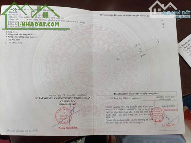 BÁN GẤP 2 LÔ ĐẤT TRUNG TÂM THỊ TRẤN BẾN LỨC – VỊ TRÍ VÀNG, GIÁ TỐT CHỈ 11 TỶ (2 LÔ) - 2