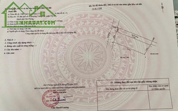 Bán lô góc đất tuyến 2 đường Tràng Cát, Hải An, đường hai ô tô tránh nhau giá chỉ 35tr/m2 - 2