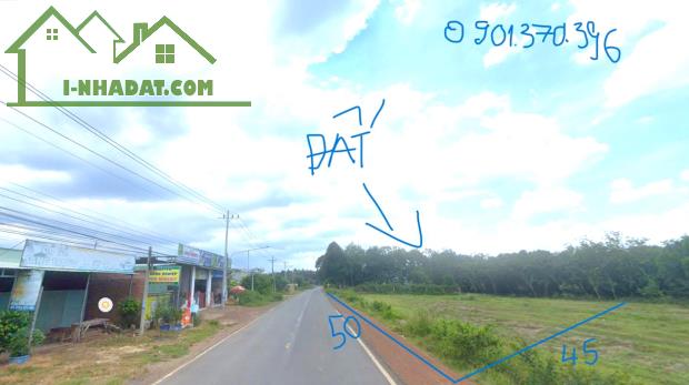 MUA 1.48 TỶ, GIỜ BÁN 690 TRIỆU LÔ ĐẤT MT ĐƯỜNG SỐ 7, CHƠN THÀNH (50x45=2250m²)