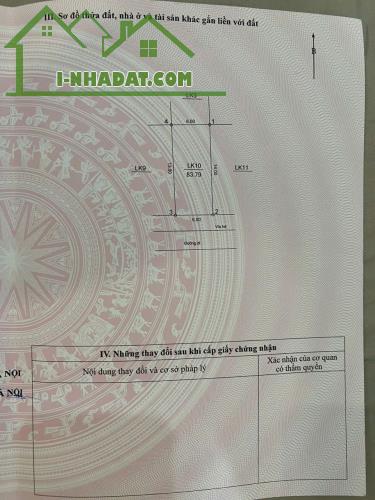 BÁN ĐẤT ĐẤU GIÁ CAO MẶT HẠ – THANH CAO LÔ ÁP GÓC KHÔNG LỖI NHỎ 84M2 GIÁ HƠN 5 TỶ - 2