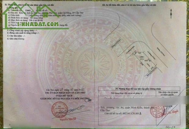 🔥Bán Nền góc 2 mặt trục chính A2 KDC Phú An, phường Hưng Phú, Cần Thơ - 2