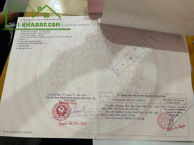 Bán Nền số 3 Đường B15 KDC Phú An, phường Hưng Phú, TP Cần Thơ - 1