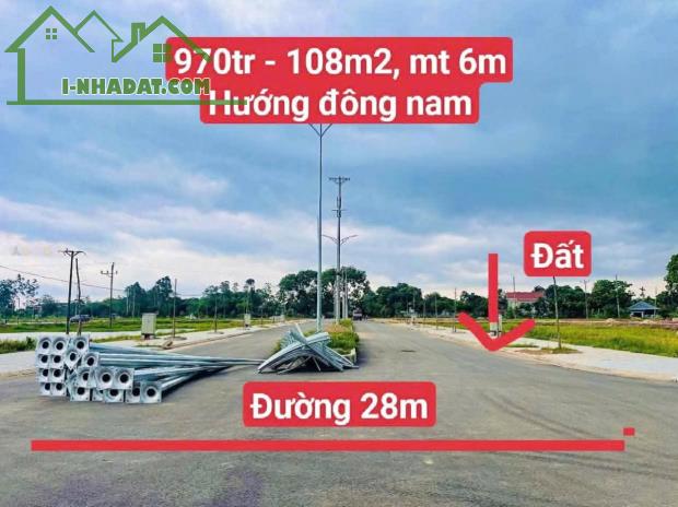 CHỈ  970 TRIỆU - SỞ HỮU LÔ ĐẤT ĐẤU GIÁ ĐẸP NHẤT KHU - VỊ TRÍ LÕI KHU CÔNG NGHIỆP