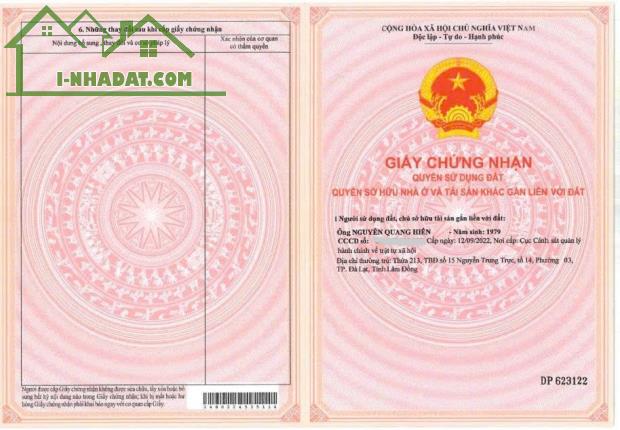 ĐẦU TƯ SINH LỜI - Chính Chủ Bán Đất Vị Trí Đắc Địa Tại Đường Nguyễn Trung Trực, Phường - 1