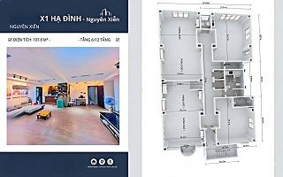 Giá Sốc X1 Hạ Đình 6,6 tỷ . Tầng 6, mỗi tầng 4 đến 6 căn hộ, LH 0936 245 743 - 3