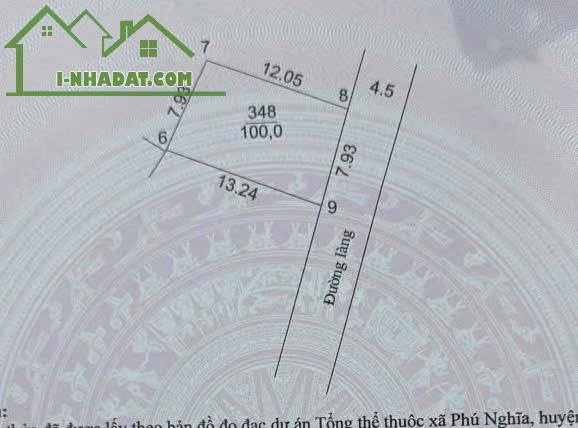 🌈 BÁN GẤP LÔ ĐẤT 100M² TẠI TRUNG TÂM PHÚ NGHĨA , GIÁ CHỈ 3,X TỶ - 2