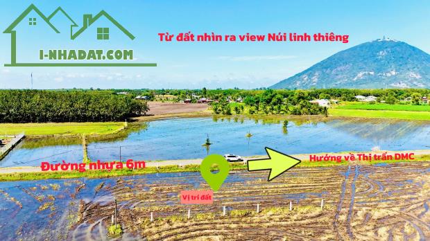 Mặt tiền đường nhựa view trực diện núi bà đen full thổ cư 140m2 sẵn sổ ra thị trấn DMC - 3