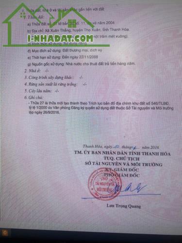 CẦN CHUYỂN NHƯỢNG LÔ ĐẤT THƯƠNG MẠI DV 18000m2 ngay ngã tư Sao Vàng.