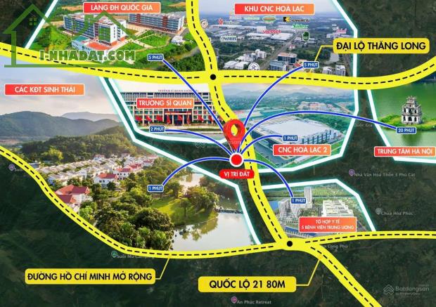 Bán Đất trung tâm Sơn Tây – vị trí đẹp, hạ tầng đồng bộ Đầu tư sinh lãi vốn xây cho thuê - 1