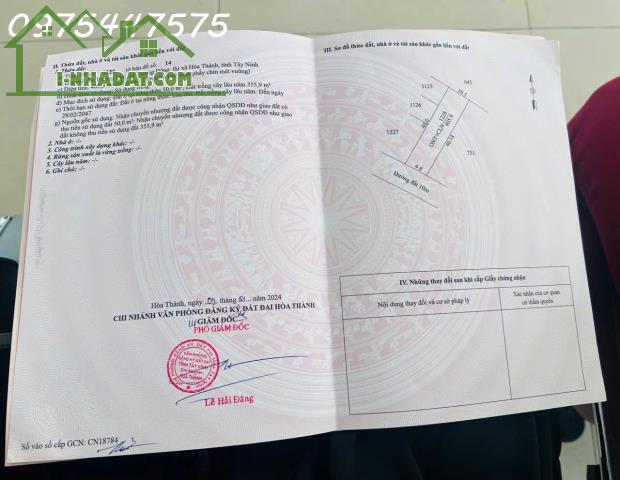 Bán đất đường 21, Trường Đông, Hoà Thành, Tây Ninh - 1