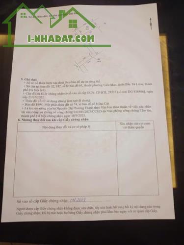 Bán nhà ở Liên Mạc DT 43m2, nhà mới xây 5 tầng - 4