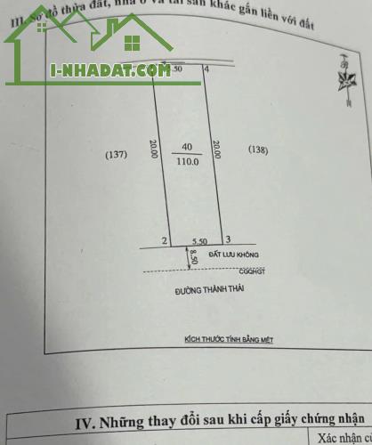 Bán nhà 3 tầng mặt đường Thành Thái (Lý Thường Kiệt kéo dài)