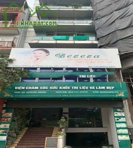 Cho thuê mặt sàn 135m2 ( 2 phòng làm việc) mặt đường số 122 Hoàng Ngân