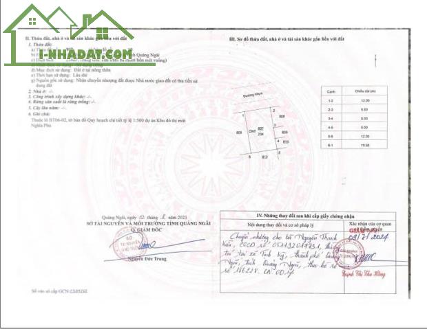 BÁN LÔ BIỆT THỰ KĐT PHÚ AN KHANG, 234M2, GIÁ RẺ 9 TRIỆU/M2 - 1