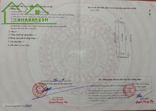 ĐẤT ĐẸP - GIÁ TỐT - CHÍNH CHỦ Cần Bán Nhanh Lô Đất Xuyên Đông, Phường Đại Bản, Quận Hồng