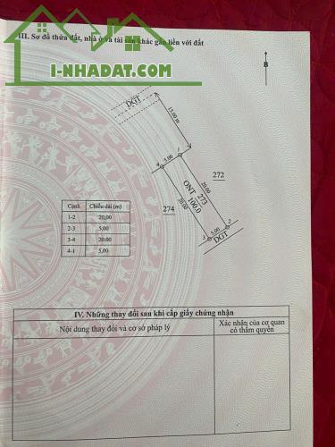 SIÊU HÓT – CẦN BÁN LÔ ĐẤT ĐẸP VUÔNG VẮN TRỤC HUYỆN TẠI THÁI HƯNG, HƯNG HÀ, THÁI BÌNH – - 4