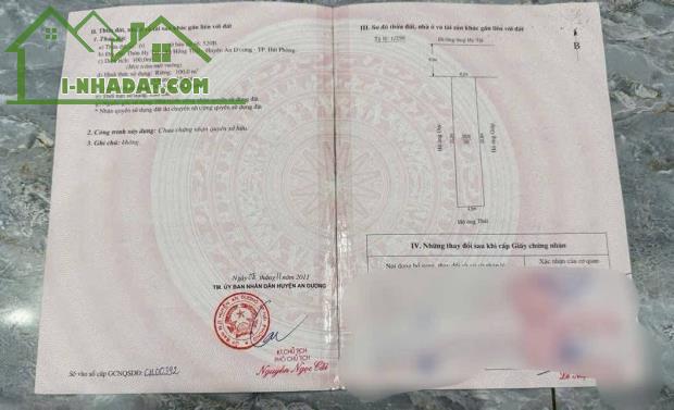 Đất mặt đường Hy Tái - Hồng Thái , An Dương - 1