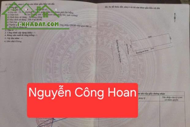 Cần bán 2 lô liền kề đường 7.5m Nguyễn Công Hoan - bên hông bến xe TP. Kẹp kiệt - 2