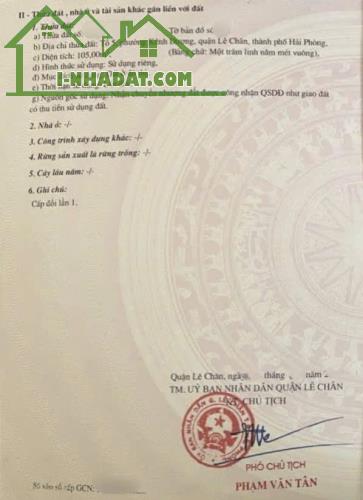 Bán đất phân lô Đoàn Kết - Quán Nam, 105m, ngang 4.5m, đường 12m, Giá 55 tr/m - 3