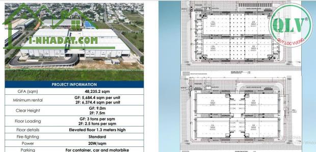 Cho thuê kho chứa hàng diện tích 48.235 m2 KCN Vsip 1, Bình Dương - 2