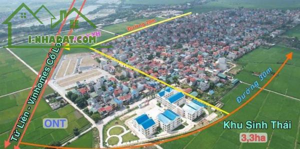 Bán 90m Đất Đấu Giá Cực Đẹp Dục Tú - Đông Anh, Đường Rộng Ô Tô Đánh Võng, Gần Cầu Tứ Liên - 2