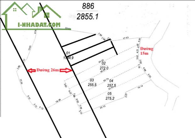 Bán gấp mảnh đất đẹp tiềm năng x5 x10 trung tâm thị xã Chũ, 258m, giá đầu tư - 1