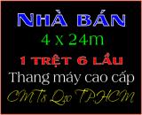 Top nhà phố tiện kinh doanh 4 x 24m 1 trệt 6 lầu CMT8 Q10 TP.HCM