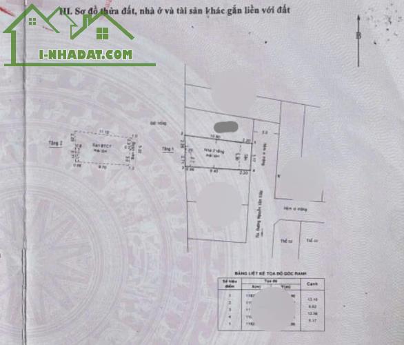 Bán nhà hẻm ô tô Nguyễn Văn Giáp phường Bình Trưng Đông Quận 2 Dt đất 71,4m2 (ngang 5.14m - 4