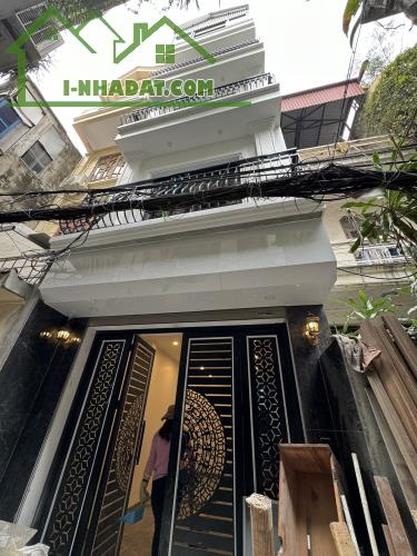 (THANG MÁY) Bán nhà phân lô ngõ 120 Yên Lãng 55mx5T oto kinh doanh sổ vuông nhà mới 12.5