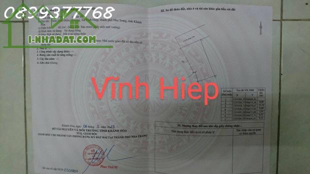 Bán lô đất Vĩnh HIệp Nha Trang gần đường D30 giá chỉ 1ty1 - 4