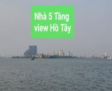 VĂN CAO. TÂY HỒ.5 TẦNG, đt: 49 m2, mt 3,2m, giá 14 tỷ. Ô TÔ ĐỖ CỬA. VIEW HỒ TÂY VĨNH VIỄN