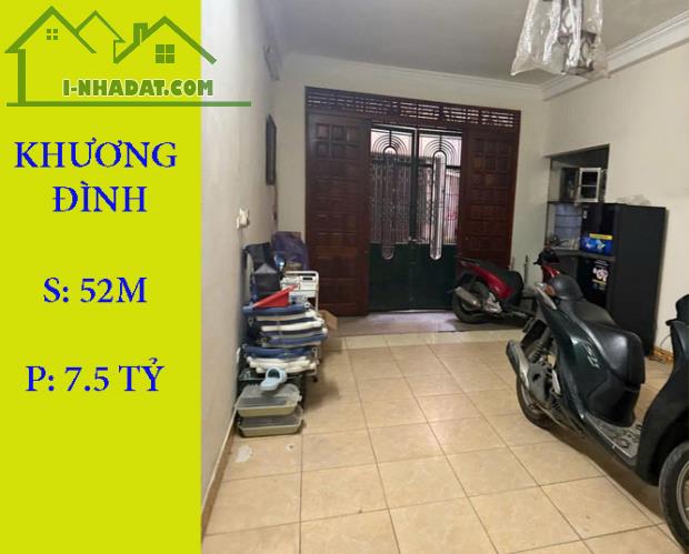 Bán nhà khương đình s:52m - dân xây kiên cố, hiếm có