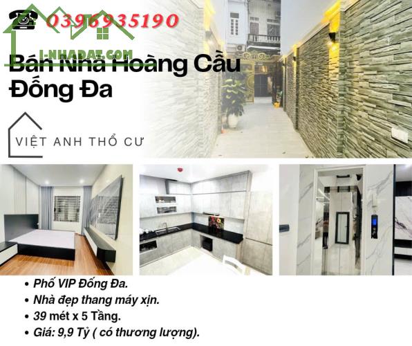 Bán nhà Phố Hoàng Cầu, Vị Trí Trung Tâm, Nhà Mới, Gần Hồ, Giá: 9.9 Tỷ, Lh: 0396935190.