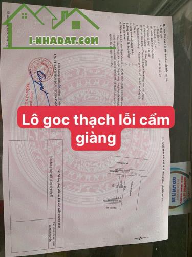 Chính chủ cần bán lô đất 100m2 thôn Lũng xã Thạch lỗi huyện Cẩm Giàng Hải Dương - 2