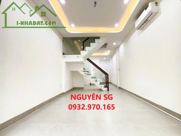 SÁT MẶT TIỀN HOÀNG VĂN THỤ, NGÃ TƯ PHÚ NHUẬN, 3 TẦNG x 40 M2, HẼM 4M THẲNG TRỤC,ÔTÔ VÔ NHÀ - 4