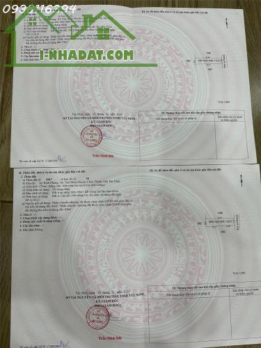 Cần bán gấp 2 mảnh đất thổ cư ngay gần đường Cách Mạng Tháng 8, trung tâm TP. Tây Ninh. - 1