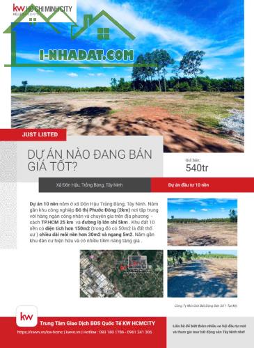 🔥CƠ HỘI SỞ HỮU ĐẤT NỀN GÒ DẦU, TÂY NINH – GIÁ CHỈ 540 TRIỆU – ĐẦU TƯ SINH LỜI CAO! - 3