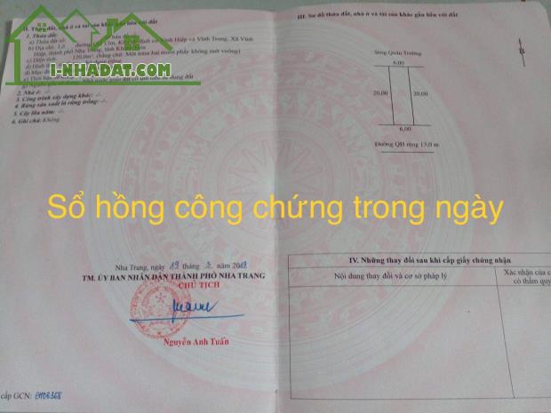 Bán đất TĐC Vĩnh Trung, Vĩnh Hiệp giáp sông mát mẻ - 2