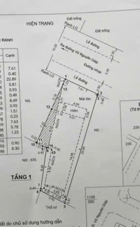 Cần bán gấp nhà nát cấp 4, XA LỘ HÀ NỘI, 188m2, ngang 7.6m, Phước Long B, Thủ Đức, 16 tỷ X - 1