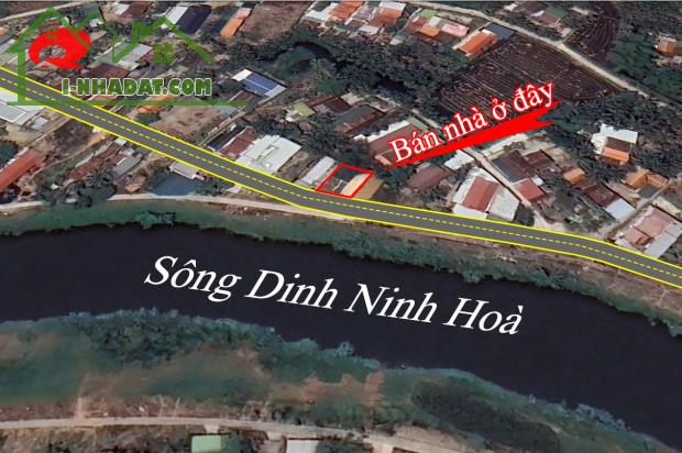 Bán đất Ninh Hoà view sông Dinh Ninh Phú có sẵn nhà cấp 4 giá 2,1 tỷ