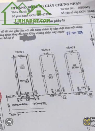 Bán nhà dưới 6 tỷ P5 Q8, hẻm xe hơi Bùi Minh Trực, 3 tầng không quy hoạch, gần mặt tiền TL - 3