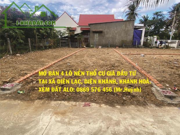 BÁN ĐẤT NỀN XÃ DIÊN LẠC, DIÊN KHÁNH, KHÁNH HOÀ