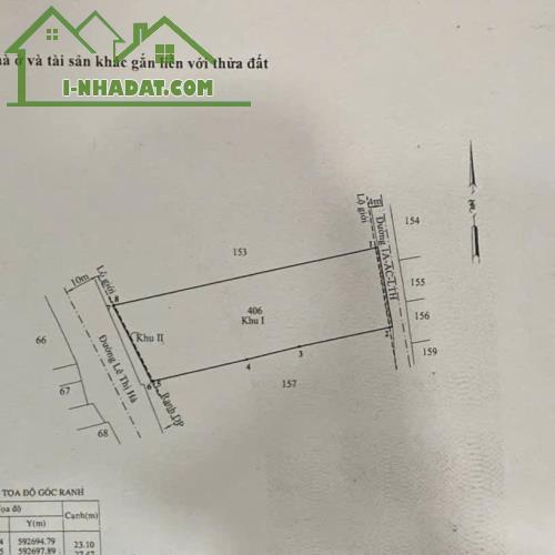 Bán lô đất mặt tiền Lê Thị Hà, Tân Xuân, Hóc Môn: 23 x 78, giá 154 tỷ