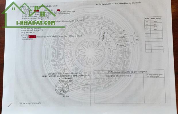 Bán đất thổ cư 120m2, Lý Thường Kiệt, TP Quảng Ngãi - 1.9 tỷ - 4